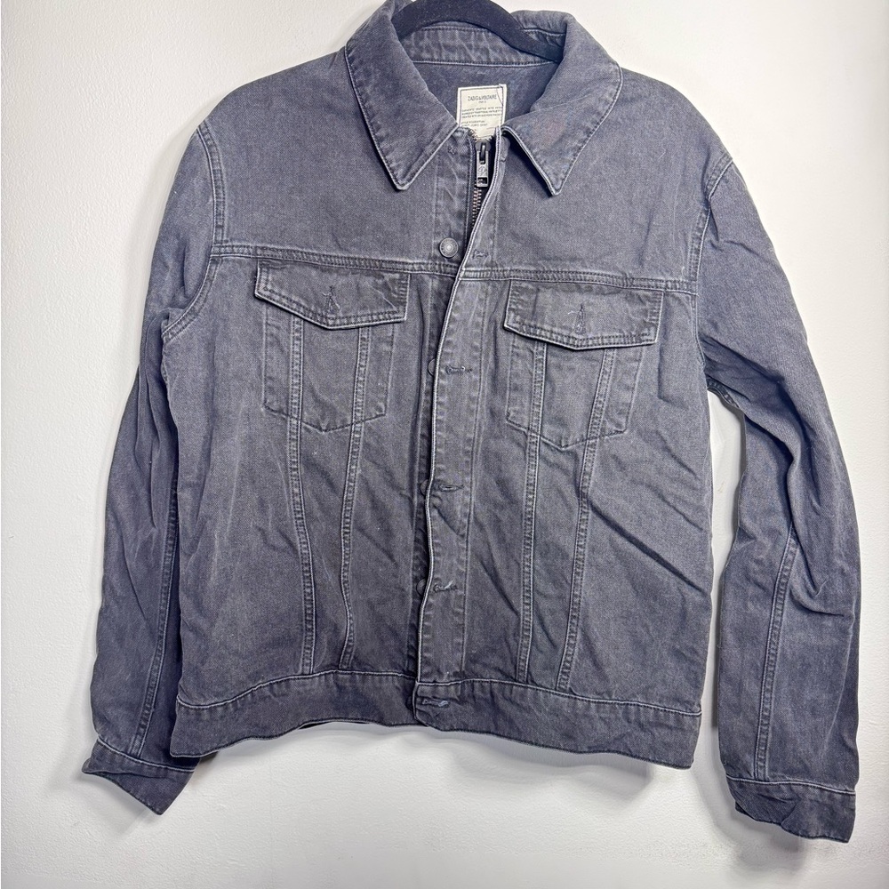 Zadig & Voltaire Charcoal Denim Jacket